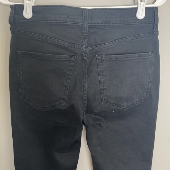 Free People Busted Knee Black Skinny Jeans- Size 29 - Picture 4 of 12